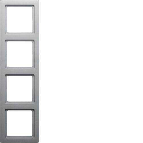 Berker 10146084 Rahmen 4fach Q.1 alu samt, lackiert Mesch Shop Berker 10146084 Rahmen 4fach Q.1 alu samt, lackiert Mesch Shop